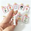 oly-c4402b6926c4e02b9d5ef3734ff1a66e Wholesale Acrylic Square Cartoon Earrings Funny Creative Design Fashion Jewelry Accessory for Women Gift