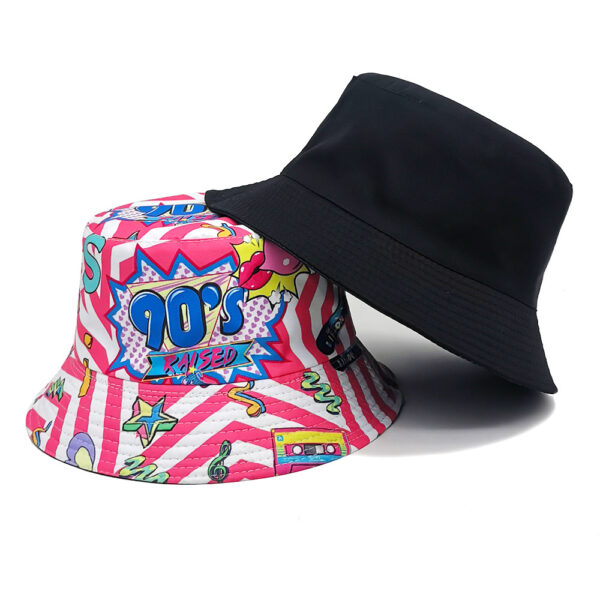 Wholesale Double Sided Digital Print Fisherman Hat Sunscreen Outdoor Casual Unisex