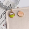 oly-c478e7be3648b48e99e65e2aaef06d32 Wholesale Green Coconut Slice Pendant Simulated Food Toy Charm for DIY Jewelry Accessory