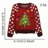 Wholesale Embroidery Thread Christmas Cloth Stickers Cartoon Cute Decorative Accent for Home Decor and Fashion Accessory