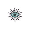 Wholesale Devil's Eye Embroidered Patch Iron-On Decorative Accent for Bags & Clothing