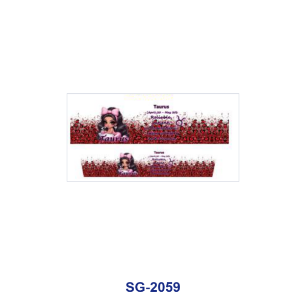 oly-c4c9ce976d6e9e828309c7babdaec33f Wholesale 8pcs Mixed Zodiac Horoscope Girl Print 3oz Cup Stickers Wrap OLY Exclusive