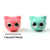 oly-c4d77eaed6613cf664bfccd13870820b Wholesale Acrylic Cat Head Loose Beads for DIY Jewelry Making Car Key Charm Decorative Accessory