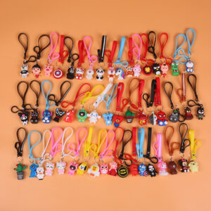 Mixed hair three-dimensional cartoon belt rope / Customizable