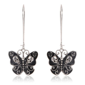 Skeleton black butterfly (fg131)