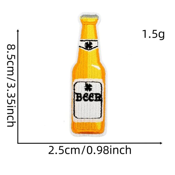 oly-c516f8d1397cadd928ac7a465b84ebcb Wholesale Polyester Thread Embroidered Beer Badge Patch - Trendy Decorative Sticker