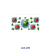 oly-c5566de121f06c54aea3fe6cd4e8a32f Wholesale 5pcs Water Splash Fresh Tropical Fruit Green Leaf Daisy Realistic Watercolor Mixed Print 16oz Cup UV DTF Wraps