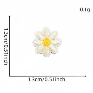 Beige small floral appliqué #27
