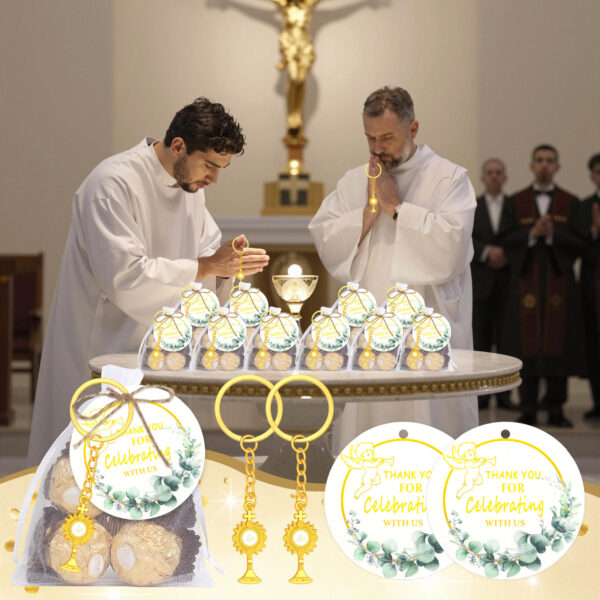 Wholesale Cross Holy Grail Keychain Alloy Electroplating Church Event Favor Gift