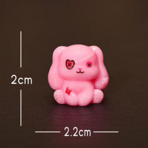 One-eyed pink rabbit