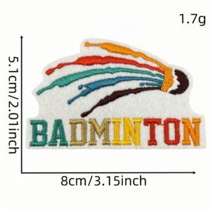 Badminton cloth stickers 16 #