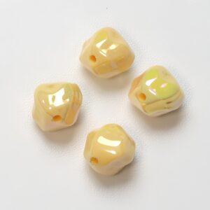 04-yellow / The size is about 12mm, the hole diameter is about 1.8mm (sold by piece)