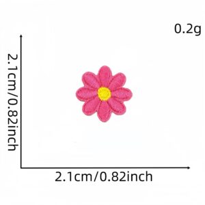 Rose red mini cloth patch 1 #