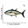 oly-c5d79007c5c9f03220eee2032c724082 Wholesale Polyester Thread Embroidered Fish Patch Ocean Animal Design Casual DIY Accessory for Coats Bags