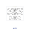 Wholesale 8pcs Rainbow Floral Butterfly Firework Stylized Character Custom Texture Maternal Letter Decor Mini Cup Keychain Sticker OLY Exclusive