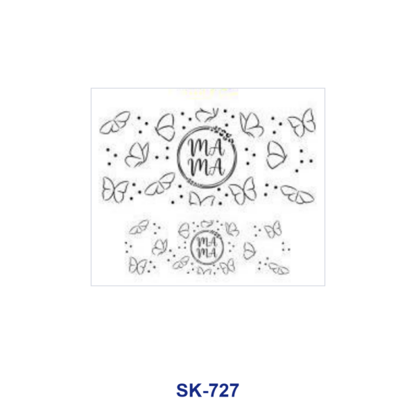 Wholesale 8pcs Rainbow Floral Butterfly Firework Stylized Character Custom Texture Maternal Letter Decor Mini Cup Keychain Sticker OLY Exclusive
