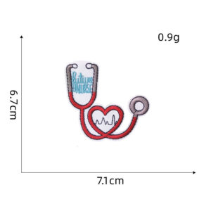 Stethoscope Cloth Sticker -7#* Ironing Adhesive