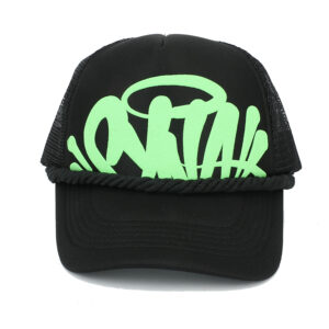 Black fluorescent green letters / Adjustable