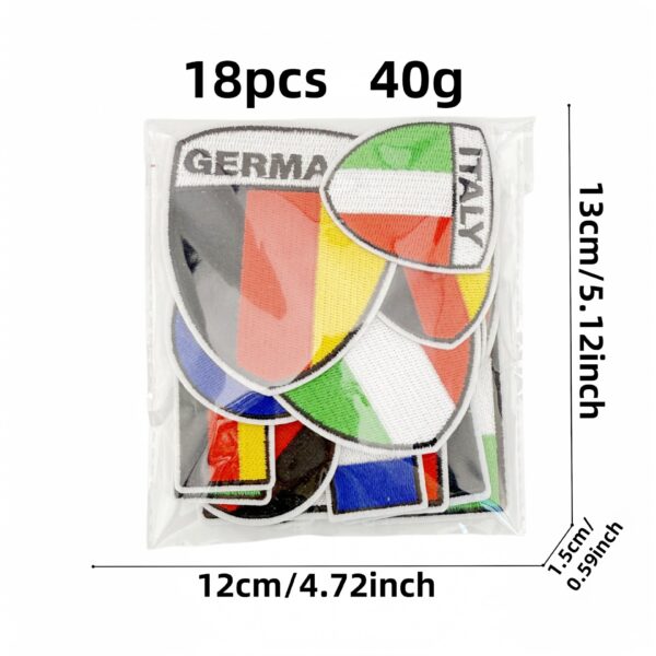 oly-c5f38a51581d94fe11acc5d8decddaa7 Wholesale European Country Embroidered Patches Decorative Iron On Badge for Adults
