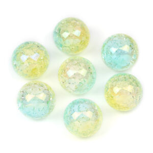 Starry sky green / Half hole 16mm