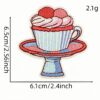 oly-c618bf494cad7611e57a41d818f76a89 Wholesale Polyester Cartoon Embroidery Patches Pink Anime Design for DIY Clothing Accessories