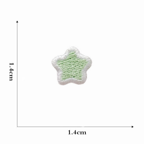 Wholesale Modern Cartoon Rainbow Embroidery Patches 17pcs Self-Adhesive for Clothing Decoration Craft Supply