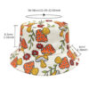 Wholesale Cartoon Mushroom Pattern Fisherman Hat Sunscreen Foldable Unisex Fashion Accessory