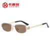 oly-c61fcbd6be8d18cfd814658aba8f1ba1 Wholesale Vintage Metal Small Square Sunglasses Gold Frame Gray Lens UV400 Trendy Fashion Accessory