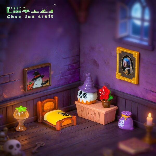 Wholesale Halloween Resin Dollhouse Miniature Decor DIY Desktop Accent