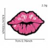 Wholesale Y2K Cartoon Leopard Heart Iron On Patches 20 Pcs Polyester Embroidery Patch for Clothes Bags DIY Craft