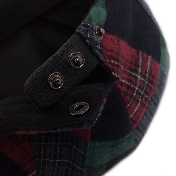 Wholesale Color Block Beret Cap Adjustable Flat Top Curved Brim Spring Autumn Fashion Accessory