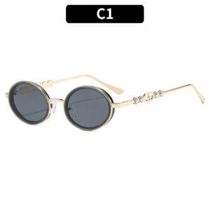 C1-Gold-framed grey sheet