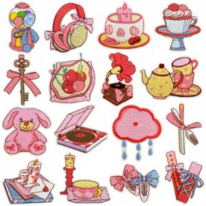 oly-c6852166c19c04a0b668e600668d84c8 Wholesale Pink Cute Bear Embroidered Patch Decorative Sticker for Children's Clothing Fashion Accessory