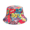 oly-c6861c125ebb22b69a21be12bddb6e14 Wholesale Retro 90s Cartoon Lips Bucket Hat Double Sided Sun Protection Fashion Gift