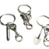 Wholesale Alloy European Style 3 Piece Keychain Set Fashion Accessory Gift