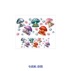 oly-c6a74a972e387828c900a8e246812ec6 Wholesale 2/4/8pcs Fantasy Fairy Mushroom Cottage Print Mini Cup Keychain Sticker