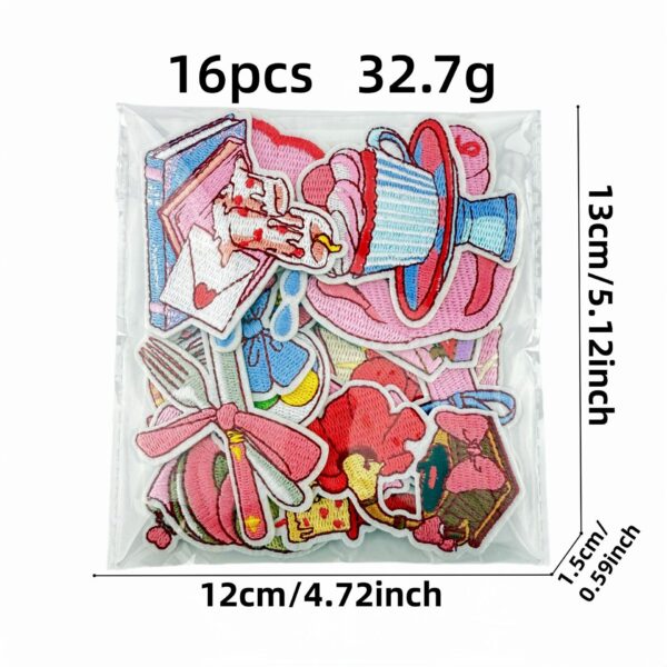 oly-c6ac205f6fa4b10d14b36dc9e157cc5b Wholesale Pink Cute Bear Embroidered Patch Decorative Sticker for Children's Clothing Fashion Accessory