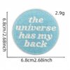 oly-c6ac77ca0cc38b2f62bb2599f3221e2b Wholesale Colorful Rainbow Heart Embroidered Patch Positive Energy Text Decorative Craft Supply