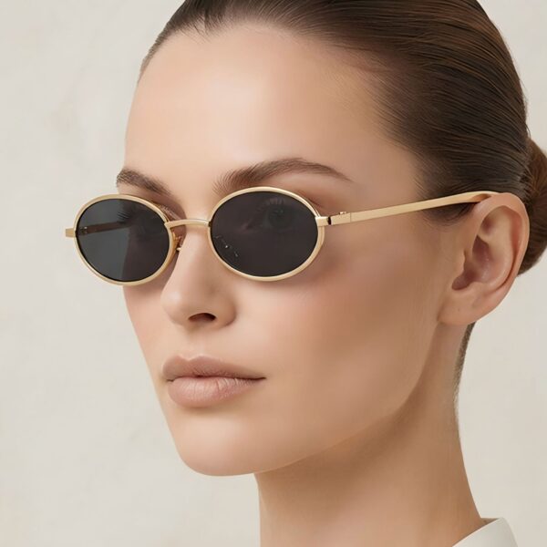 oly-c6aee8196d0a81646c6f6429f3d51e4f Wholesale Vintage Punk Oval Metal Sunglasses Gold Frame Gray Lens UV400 Trendy Fashion Accessory