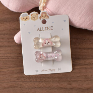 16# Pink Transparent Bones - 2pcs