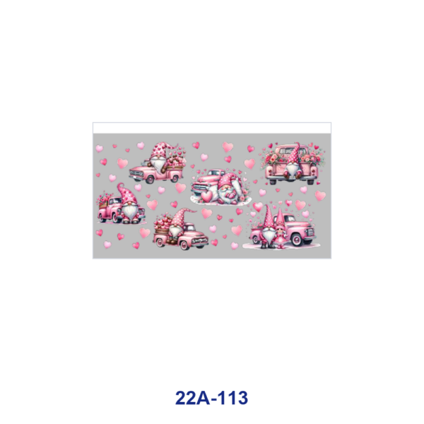 oly-c6c0cd387c3cb12e95ca1932a65fe9dd Wholesale 5pcs Valentine Garden Sprite Vintage Pink Truck Moon Star Rose Teacup Mixed Romantic Print 16oz Cup UV DTF Wraps