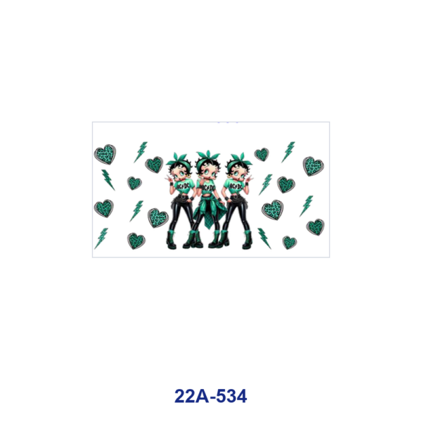 oly-c6c67cc3ccd1018ac2a7ce8cd12065f4 Wholesale 5pcs Retro Trendy Cartoon Girl Lip Heart Lightning Star Baseball Floral Mixed Decor Prints 16oz Cup UV DTF Wraps OLY Exclusive