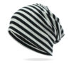 oly-c6cc62cd653f5ed1f0894550cefdccc4 Wholesale Striped Casual Cotton Beanie for Women, Breathable Spring/Autumn Hat, Fashion Accessory