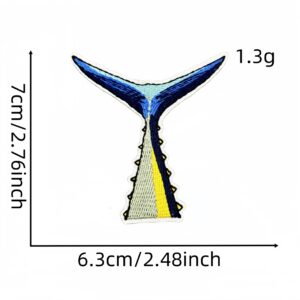 Marine life fish cloth sticker 2#