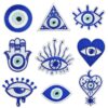 oly-c70b1d5f17ccbe951cf849bdb652303d Wholesale Polyester Thread Blue Evil Eye Embroidery Patch Stylish Decorative Accent