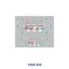 oly-c713189af63e20c8a10b940f941823ee Wholesale 2/4/8pcs Christmas Snowman Winter Print Mini Cup Keychain Sticker