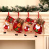 oly-c726ec0cde08d4b38a2007c6d42c0976 Wholesale European Style Christmas Stocking Ornament Polyester Gift Bag Pendant Home Decor Gift