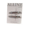 Wholesale Acrylic Love Pattern Red Fine Grid Seamless Hair Clips Set of 2 Fashion Accessory