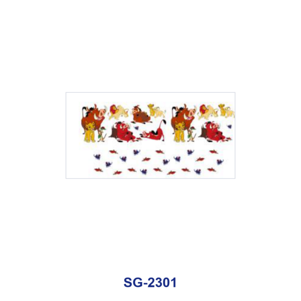 Wholesale 8pcs Mixed Floral Quote Cartoon Dessert Animal Print 3oz Cup Stickers Wrap OLY Exclusive