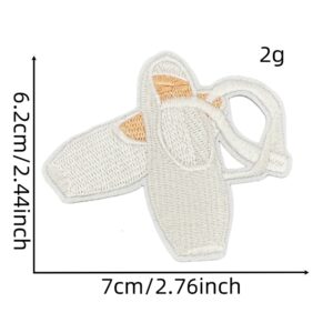 Solid color cloth stickers 27#